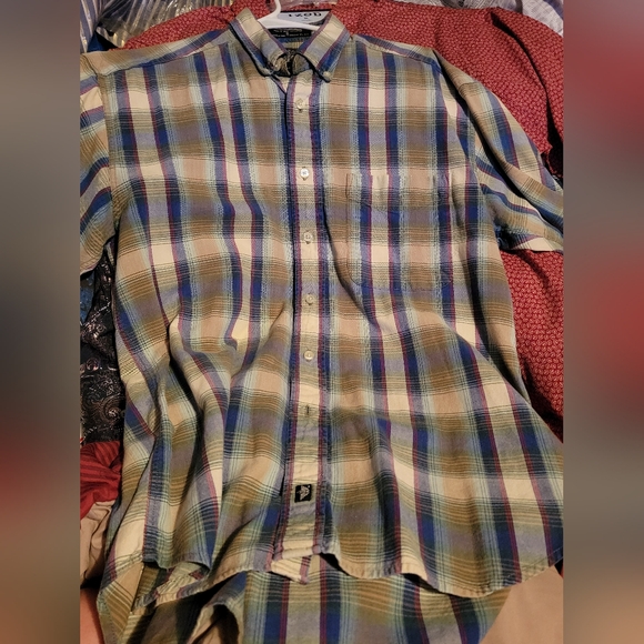 Dockers Small plaid button-up EUC - Picture 7 of 7